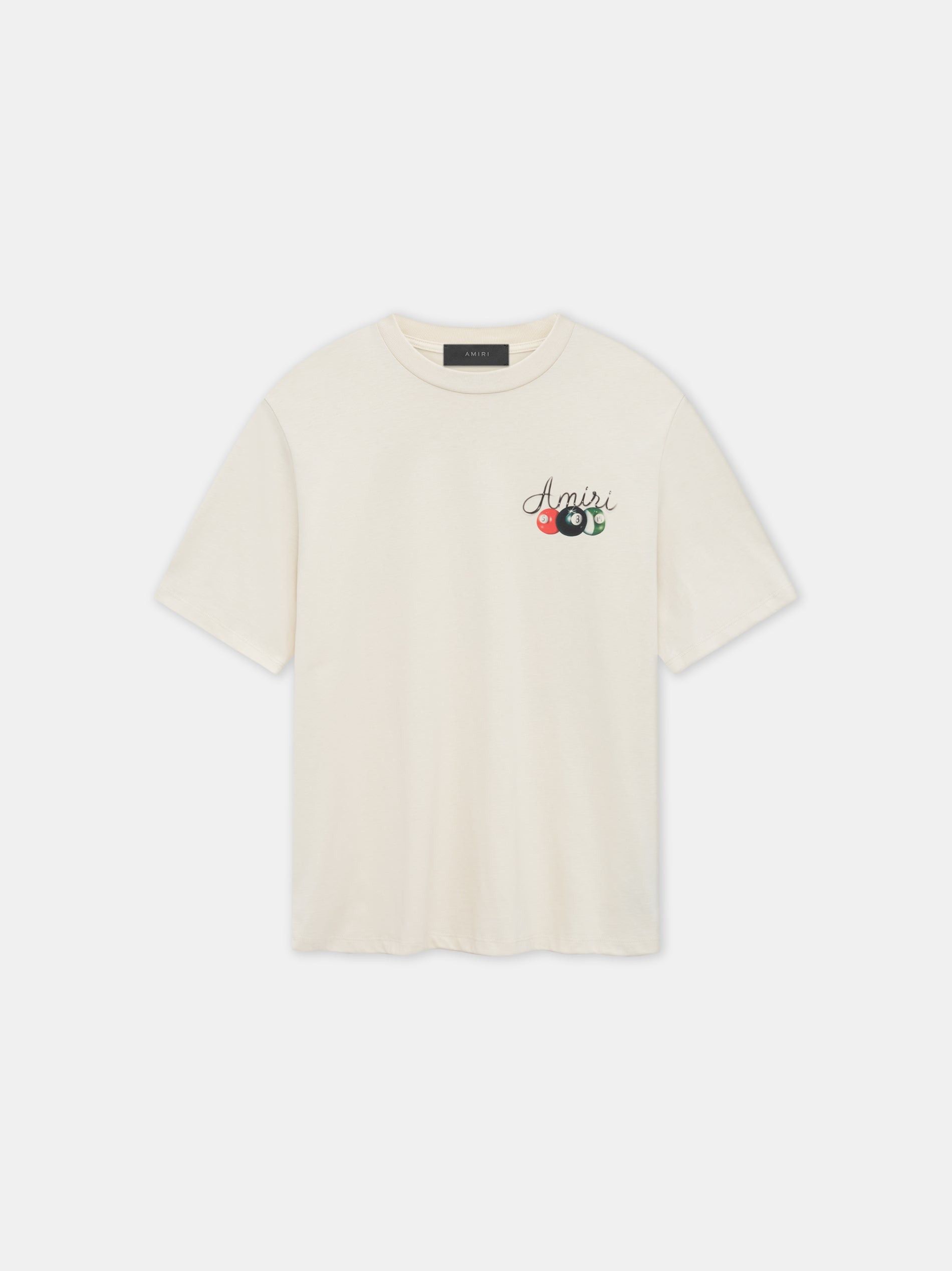 o1s1wg110326 Pool Cue T-Shirt in Ivory