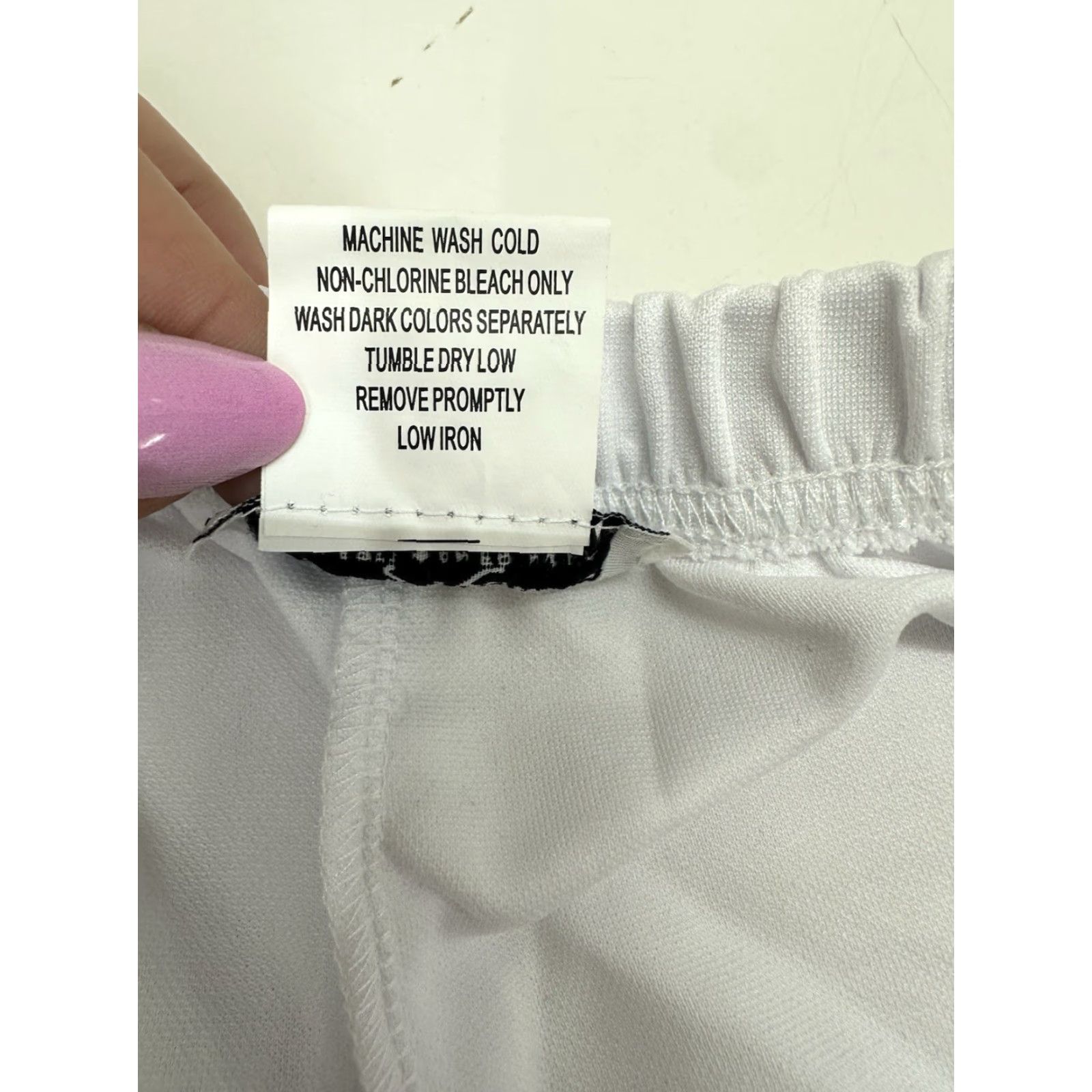 Vintage Anthony Richards Women's Pants Size 18 White Elastic Waist Knit OPP Pant Adult Plus Regular Straight 28 Inseam City Size 40" / US 18 - 4 Thumbnail