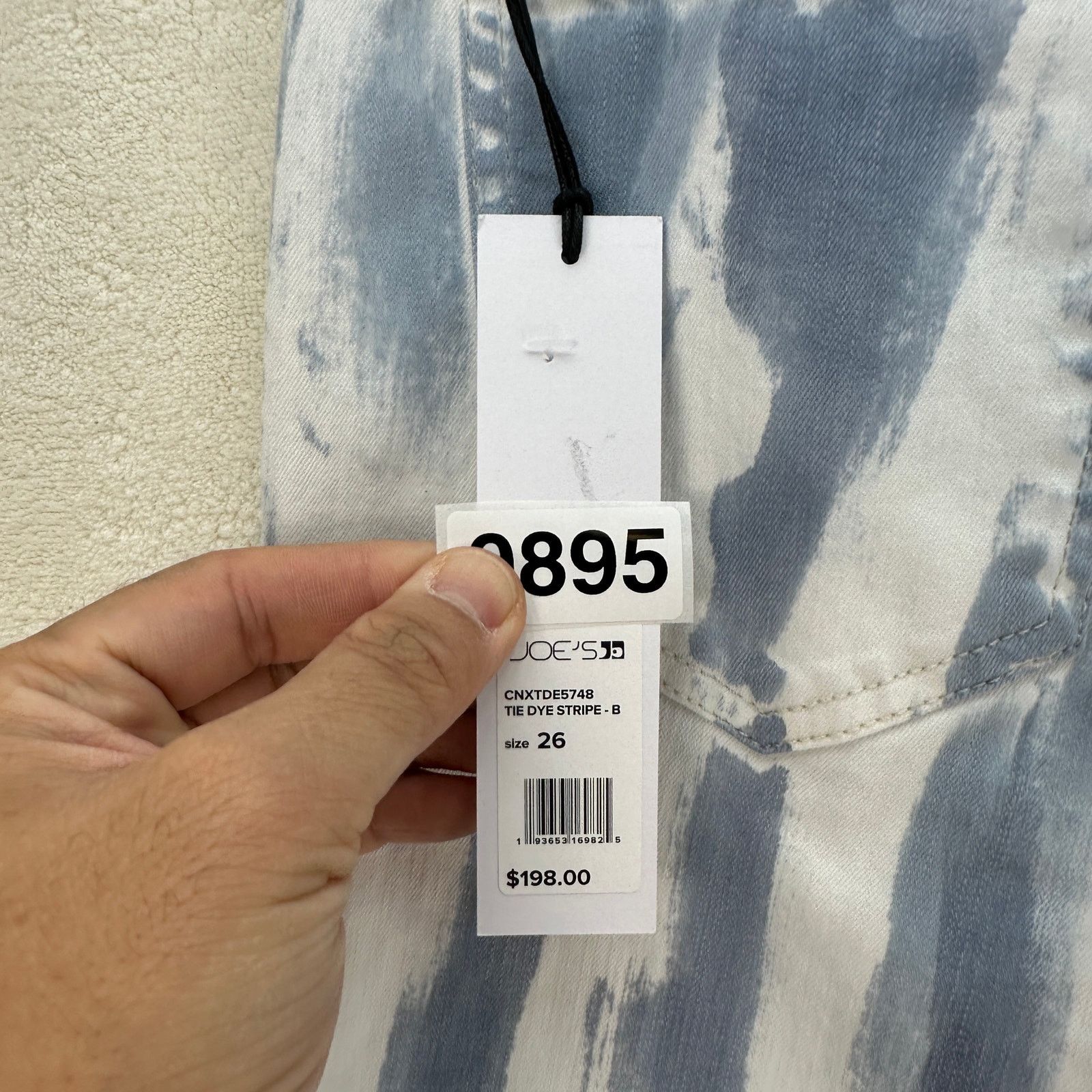 Joe's JOE'S WOMEN'S 26 THE CHARLIE ANKLE CUT HEM JEANS TIE DYE Size 26" / US 2 / IT 38 - 5 Thumbnail