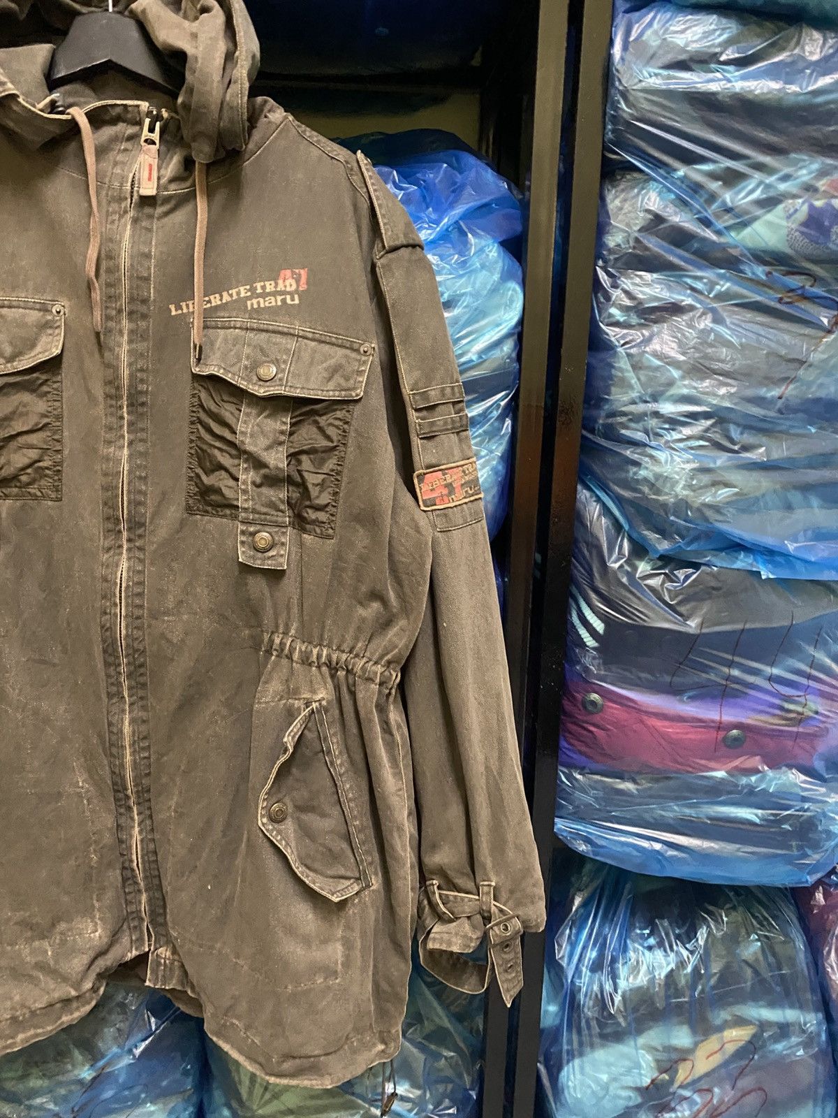 Japanese Brand VINTAGE 90S MARU WORKWEAR PARKA JACKET Size US XL / EU 56 / 4 - 4 Thumbnail