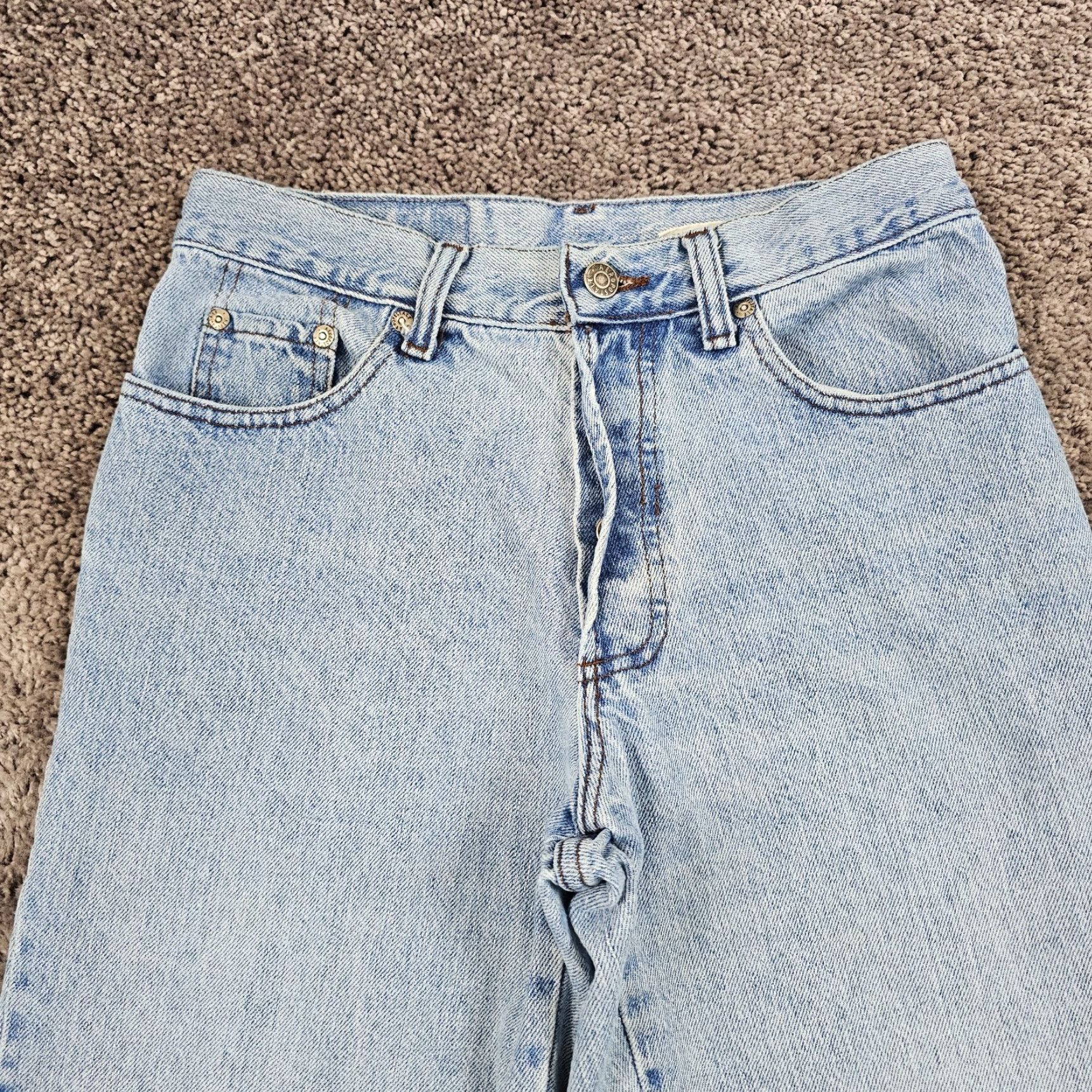 Vintage VINTAGE Aéropostale Jeans Women 4 High Rise Light Wash Denim 90s Made in USA 26x30 Size 26" / US 2 / IT 38 - 2 Thumbnail