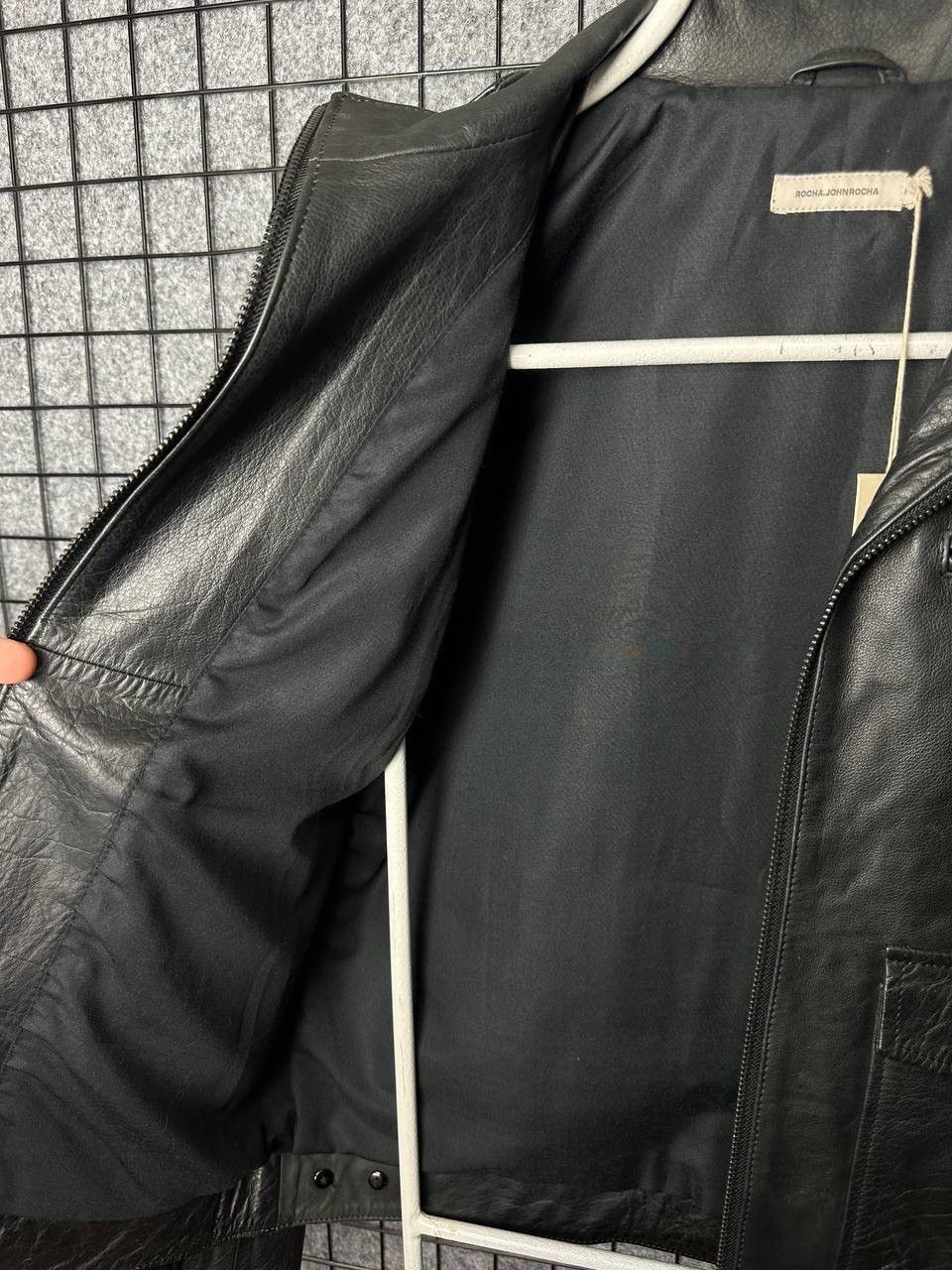 Vintage Rocha.JohnRocha bomber leather jacket casual size Medium Size US M / EU 48-50 / 2 - 7 Thumbnail