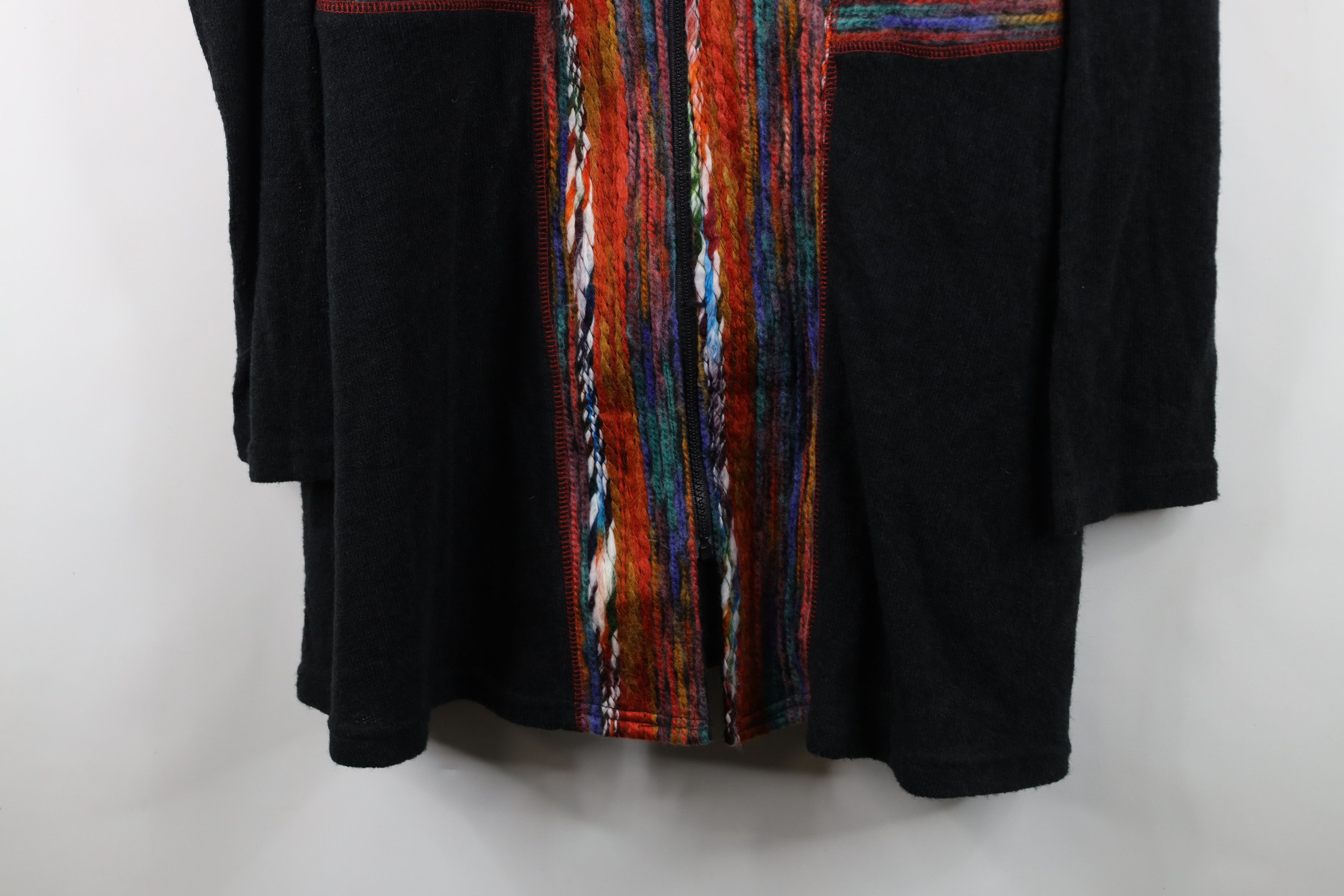 Vintage Vintage 90s Coogi Style Wool Blend Knit Zip Sweater Jacket Size XL / US 12-14 / IT 48-50 - 3 Thumbnail