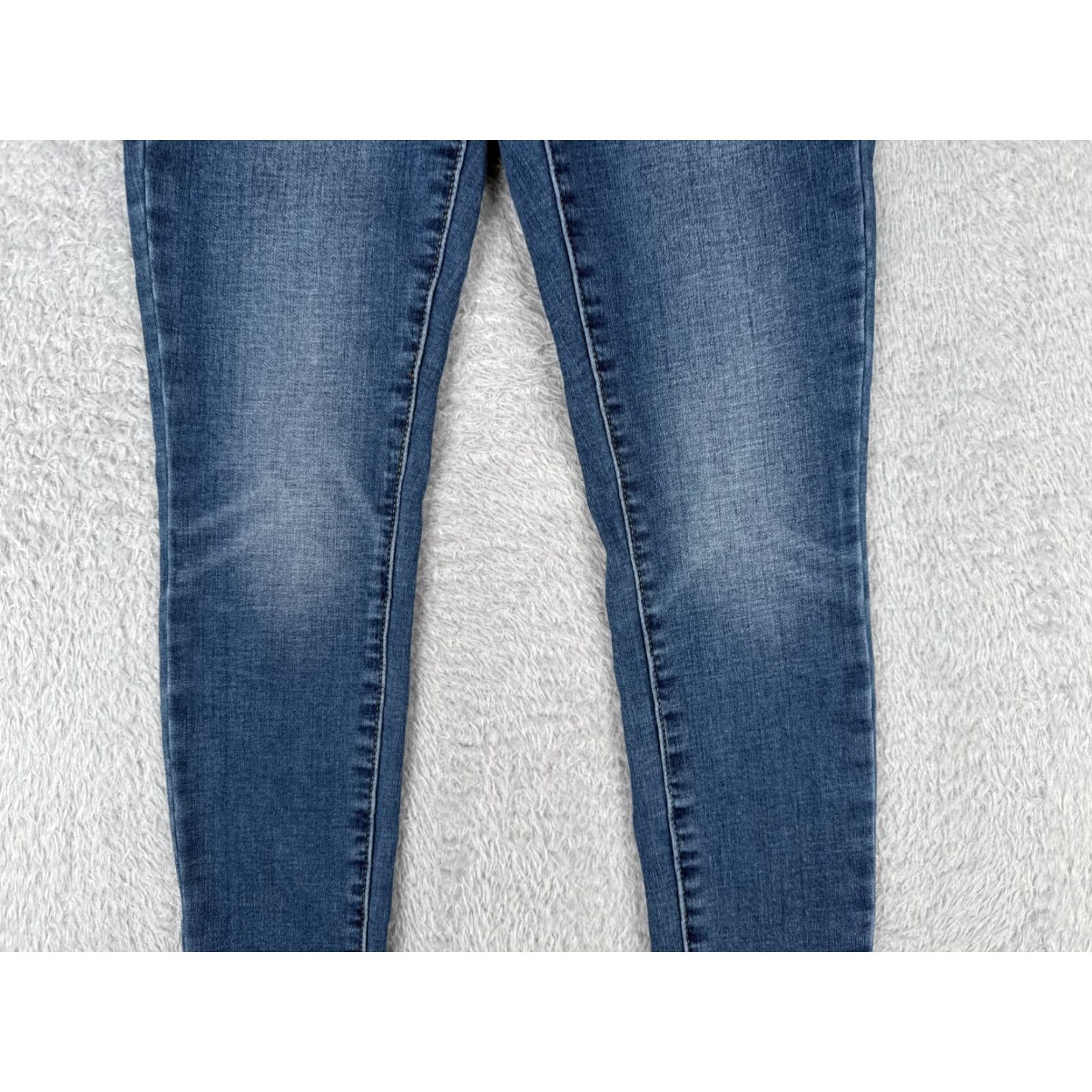 Lucky Brand Lucky Brand Jeans Women 24 Blue Denim Skinny Tapered Mid Rise Cotton Blend 24x27 Jeans Size 42" / US 20 - 3 Thumbnail