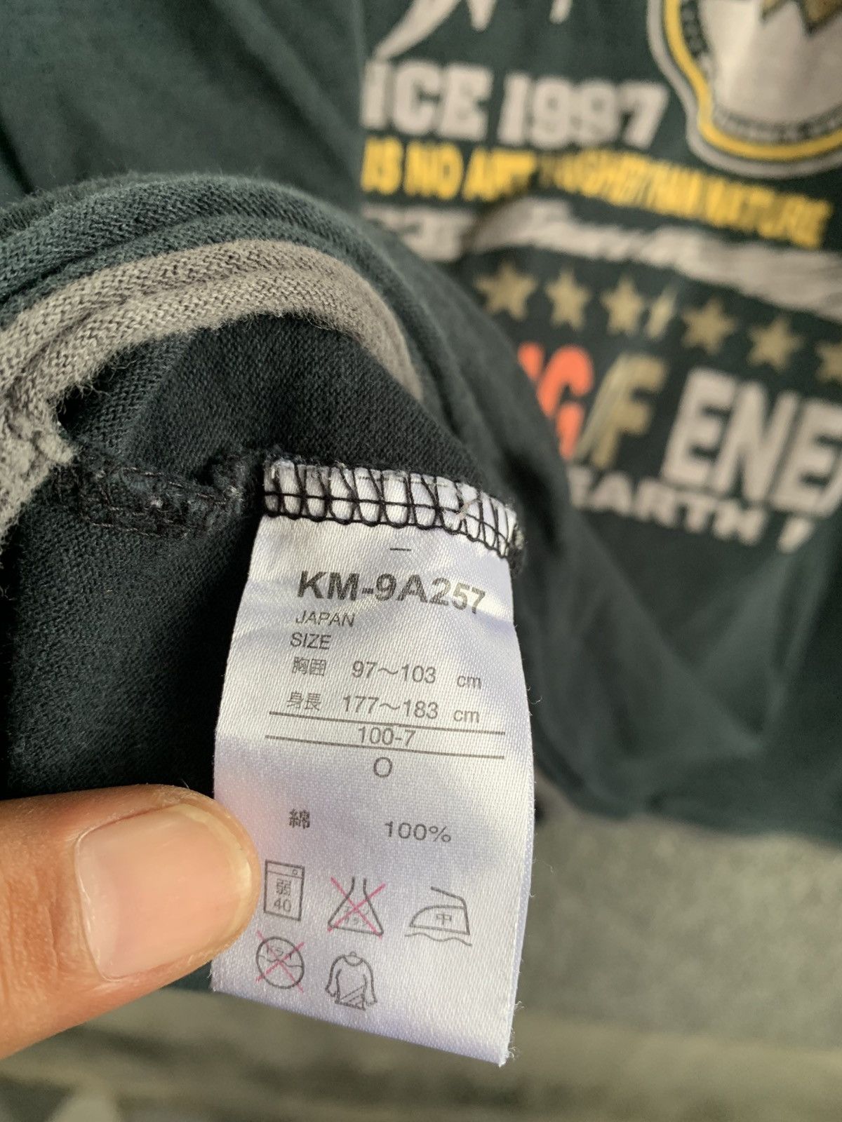 Japanese Brand Kissmark Double Layer Distressed Surfware Vintage LongSleeve Size US L / EU 52-54 / 3 - 17 Thumbnail