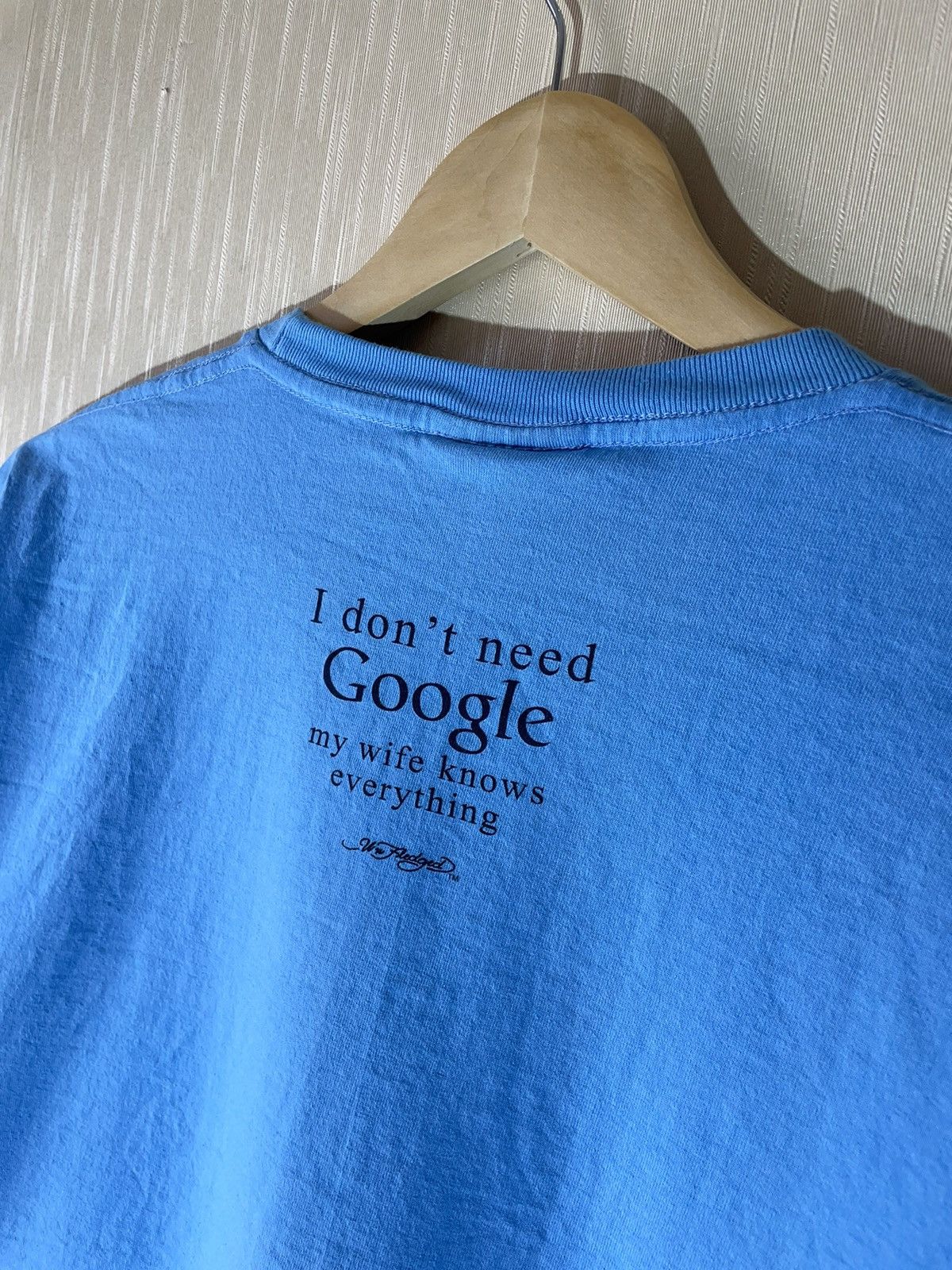 Vintage Google vintage crazy Humor T shirt streetwear Size US XL / EU 56 / 4 - 9 Thumbnail