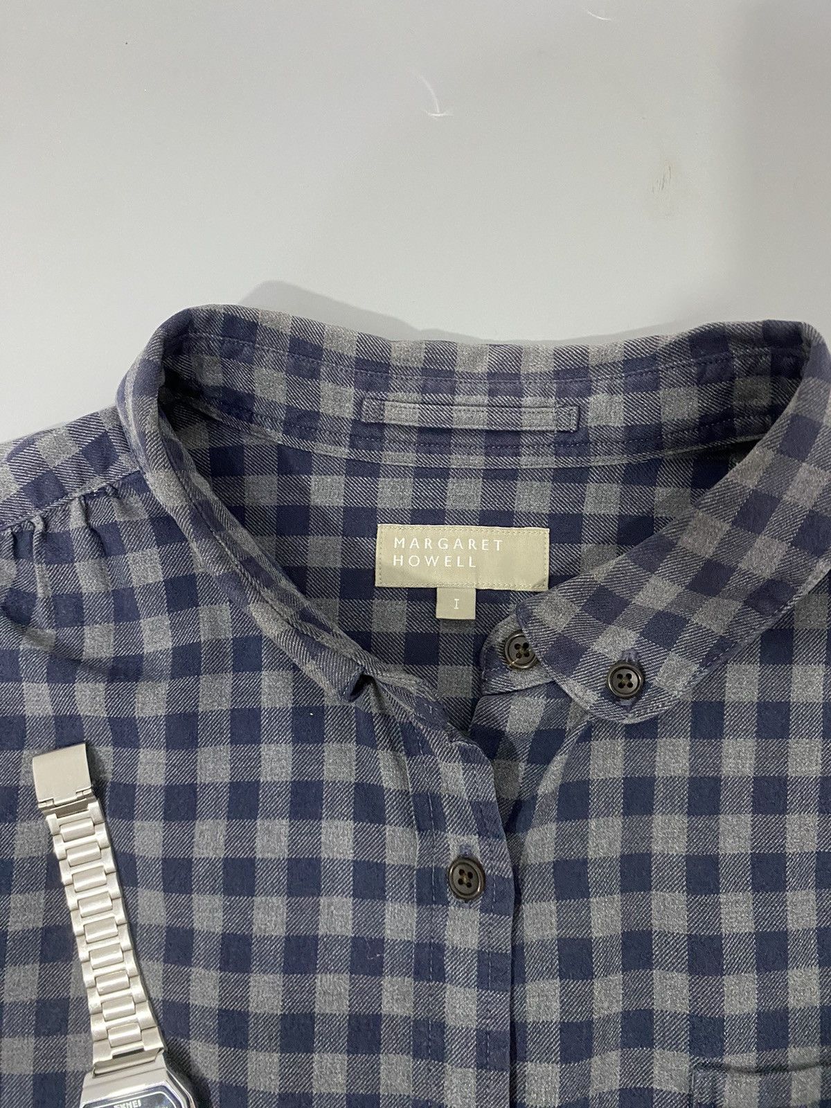 Margaret Howell 💥Plaid💥Margaret Howell Buttons Shirt Size US M / EU 48-50 / 2 - 4 Thumbnail