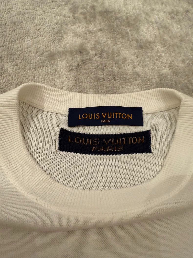 Louis Vuitton Louis Vuitton logo white short sleeves 2501-Nextarrow Size US XS / EU 42 / 0 - 3 Thumbnail