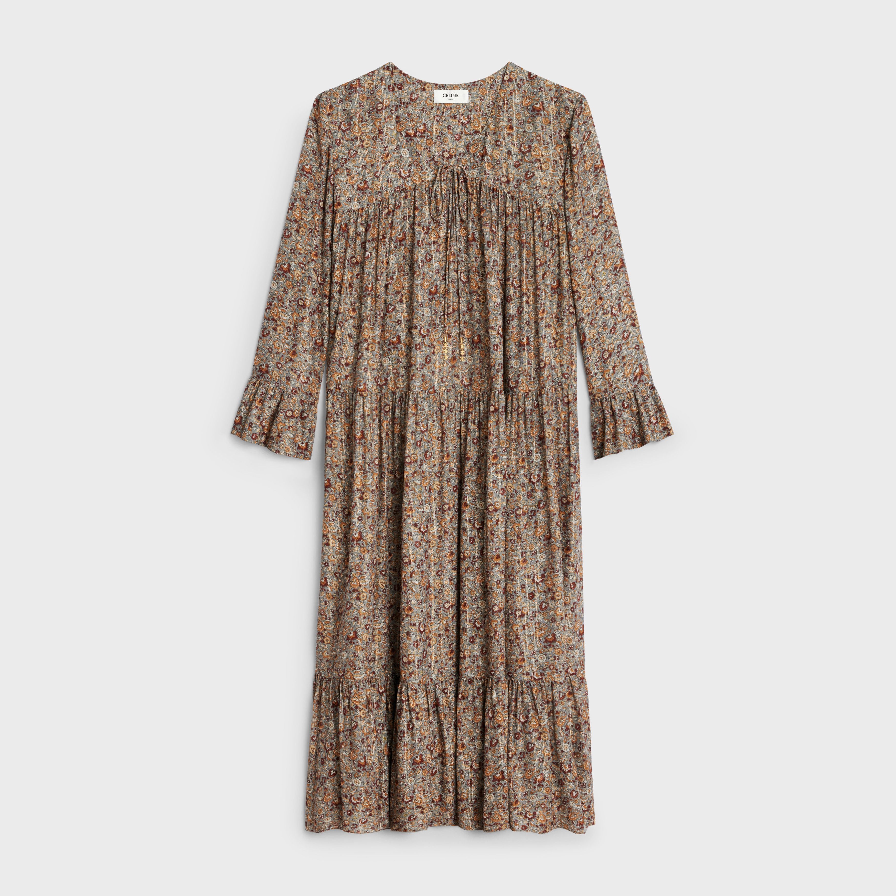Celine midi dress in lamé sablé Size XS / US 0-2 / IT 36-38 - 1 Thumbnail