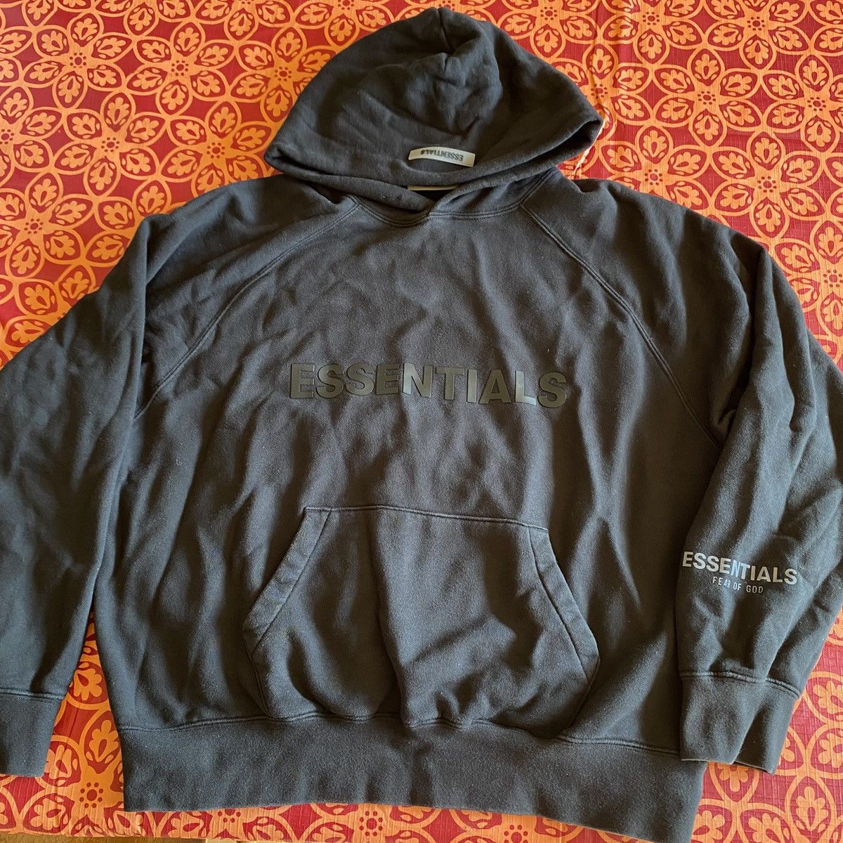 Fear of God Fear Of God Essentials Hoodie Black Small Authentic FOG Size US S / EU 44-46 / 1 - 1 Thumbnail