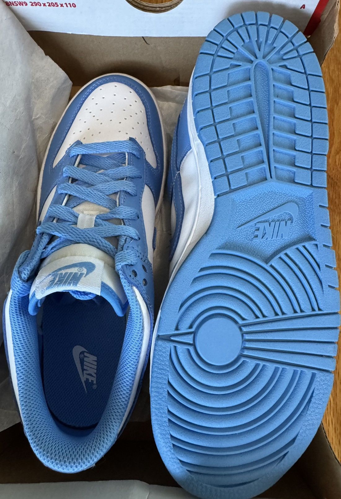 Nike Nike Dunk Low GS University Blue 7Y Size US 7 / EU 40 - 7 Thumbnail