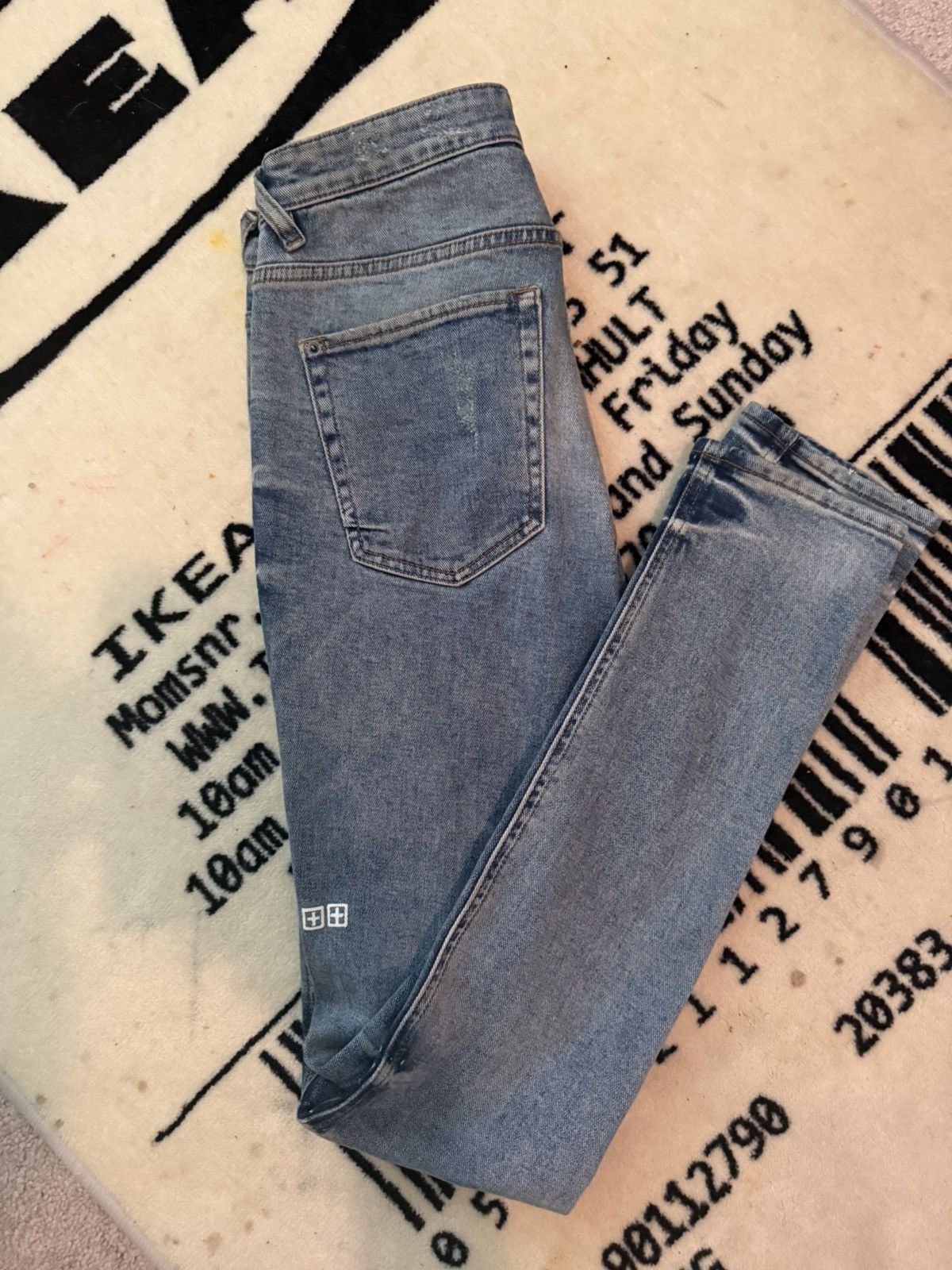 Ksubi Ksubi Skinny Denim Jeans – Light Wash – Size 29 Size US 29 - 4 Thumbnail
