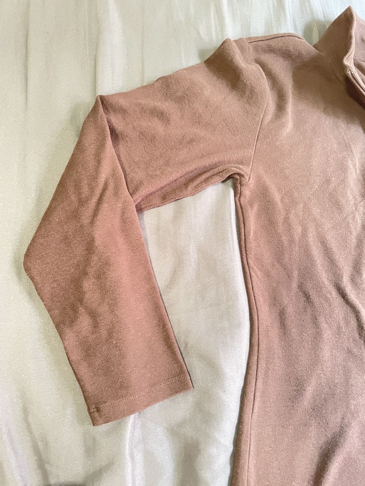 Aritzia Sunday Best Quarter Zip Brown Maxi Dress - Size XL - $10 Size XL / US 12-14 / IT 48-50 - 3 Thumbnail