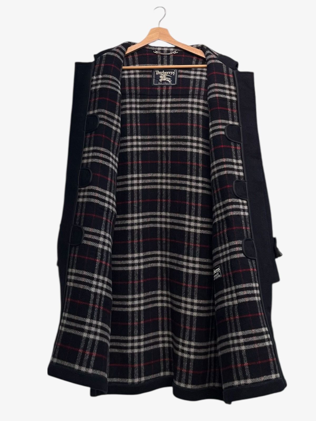 Burberry Vintage Burberrys Navy Wool Duffle Coat Size US S / EU 44-46 / 1 - 4 Thumbnail