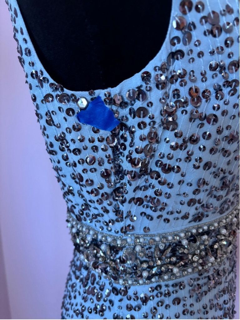 Mac Duggal Women's Mac duggal Blue Sequin Dress Size 2 Size XS / US 0-2 / IT 36-38 - 8 Thumbnail