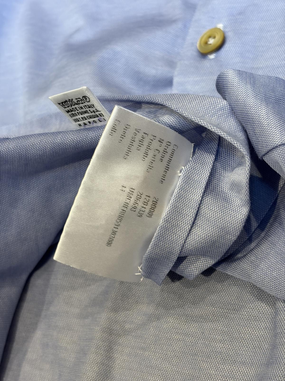Kiton Kiton Light Blue Stretch Cotton Jersey Shirt Size US XL / EU 56 / 4 - 10 Thumbnail