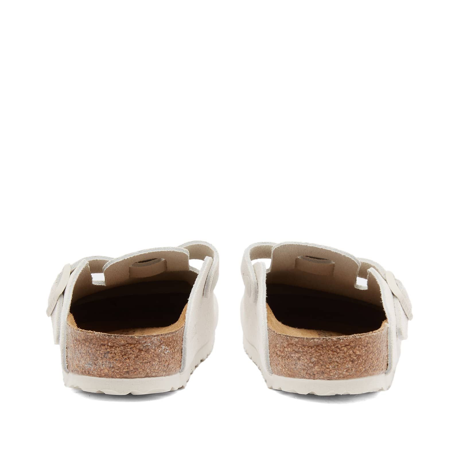 Birkenstock Birkenstock Boston Suede Antique White 1024740 US 8 EU 39 Size US 8 / IT 38 - 4 Thumbnail