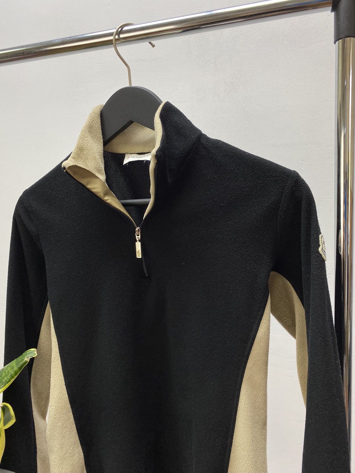 Moncler Moncler Women’s Black Ski Micro Fleece 1/4 Zip Pullover Size S / US 4 / IT 40 - 7 Thumbnail