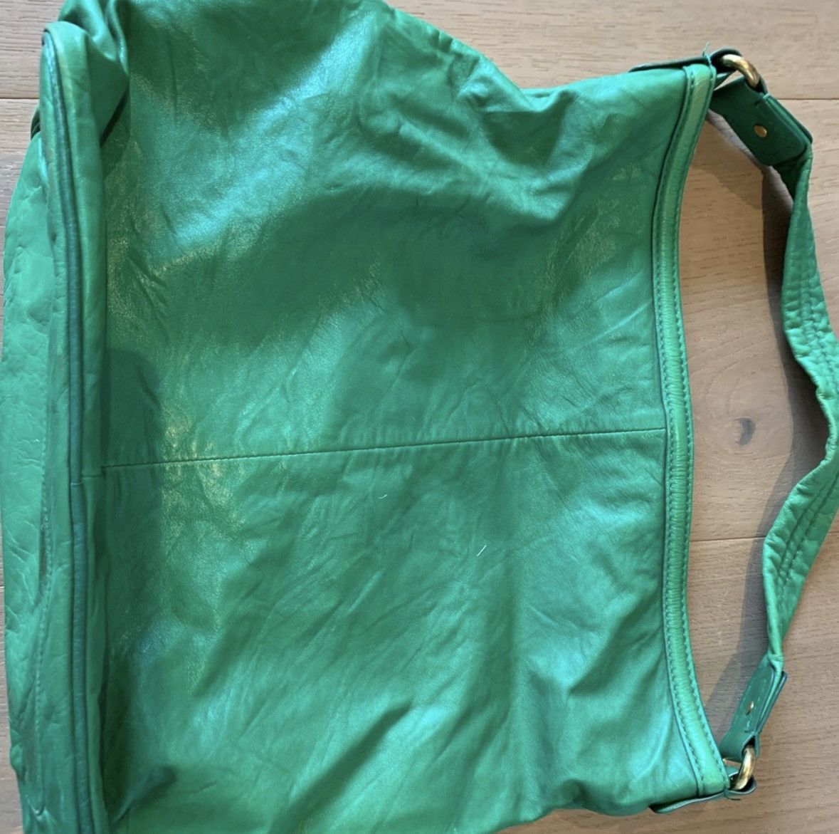 Marc Jacobs Marc Jacobs Green Leather Shoulder Bag Size ONE SIZE - 3 Thumbnail