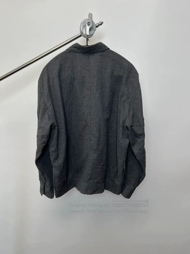 Dries Van Noten DRIES VAN NOTEN Grayish Blue Tailored Shirt Size US S / EU 44-46 / 1 - 6 Thumbnail