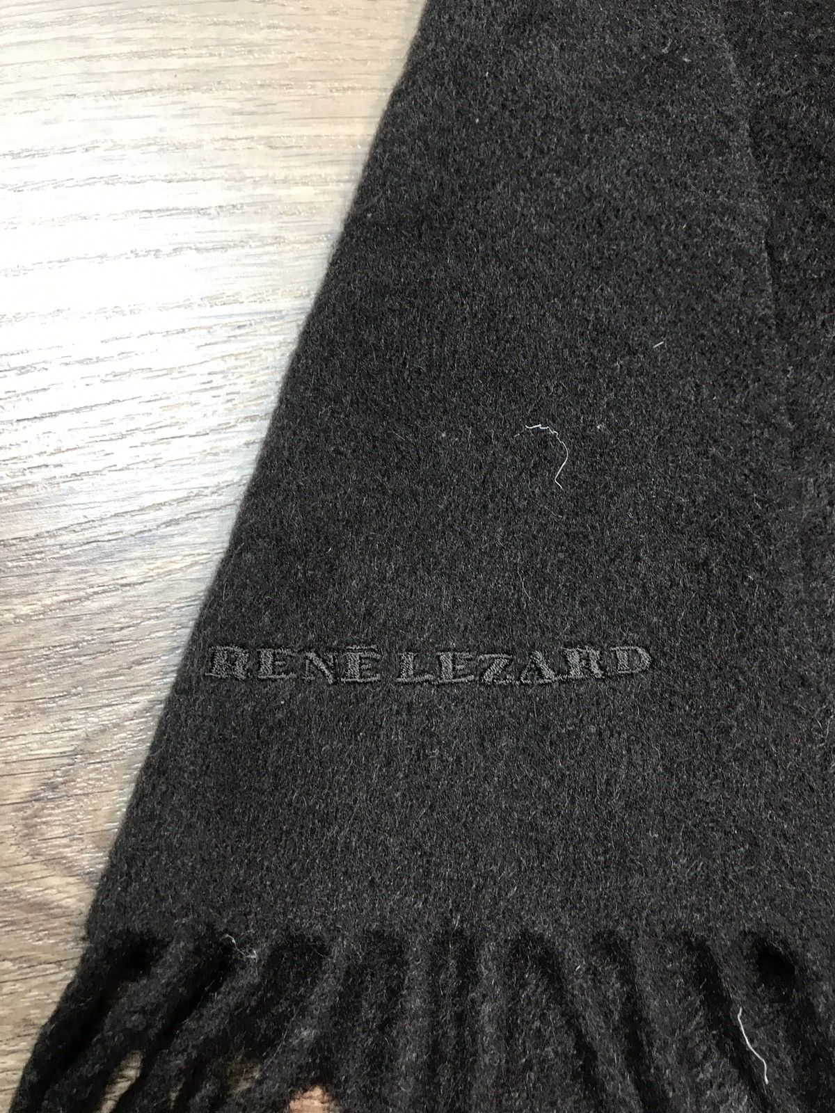 Vintage Rene Lezard Cashmere Scarf Size ONE SIZE - 4 Thumbnail