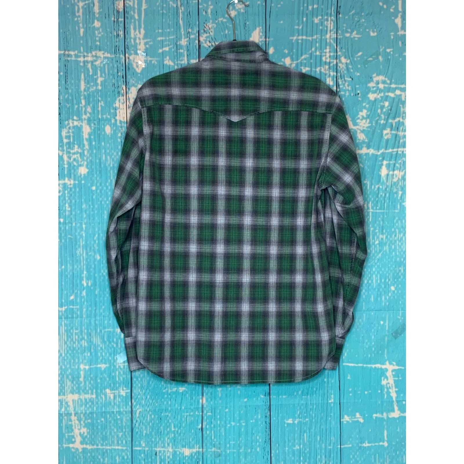 Lucky Brand Lucky Brand men green plaid long sleeves shirt size small Size US S / EU 44-46 / 1 - 7 Thumbnail