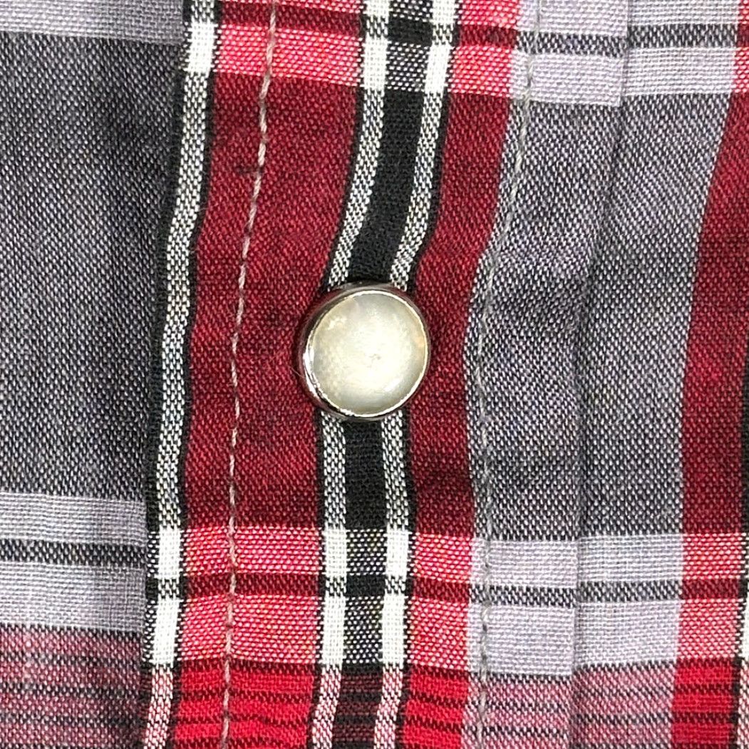 Vintage VINTAGE Ely Cattleman Western Shirt Red Plaid Pearl Snap XXL XL Short Sleeve Mens Size US XL / EU 56 / 4 - 6 Thumbnail