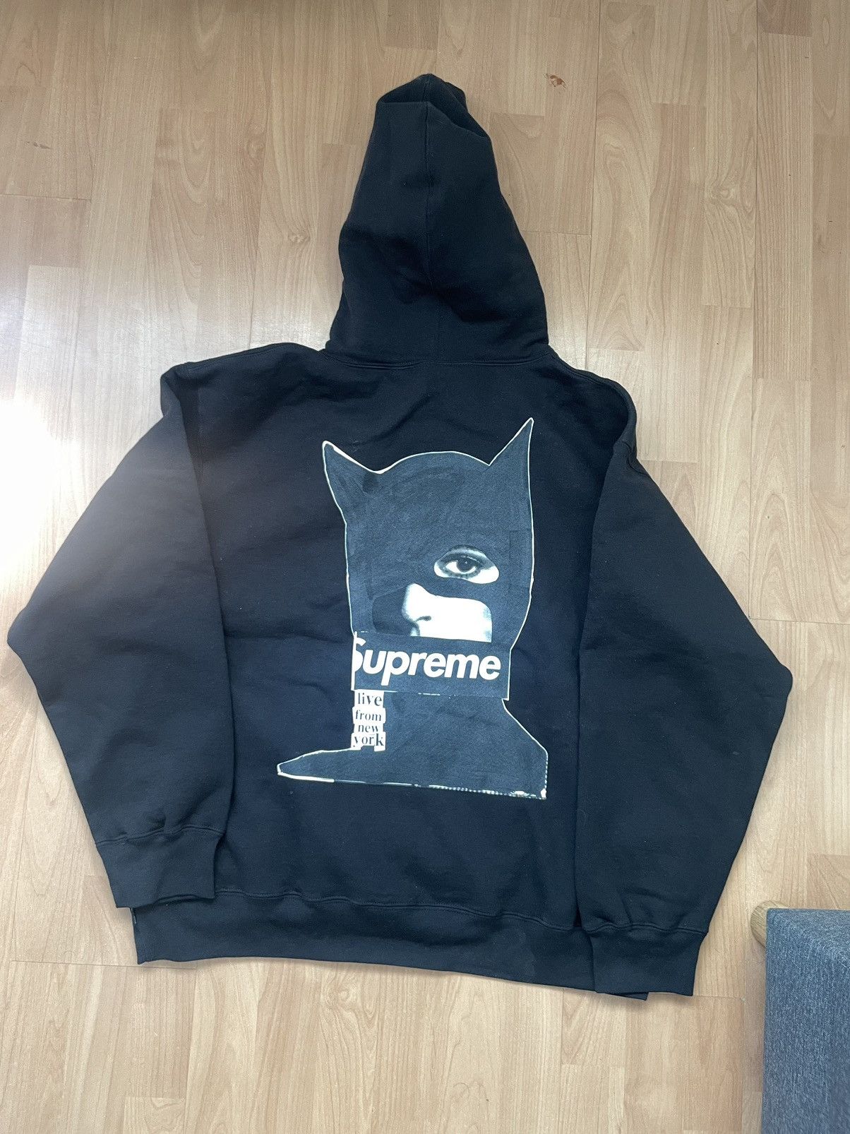 Supreme Supreme Catwoman Hooded Sweatshirt Black | Grailed