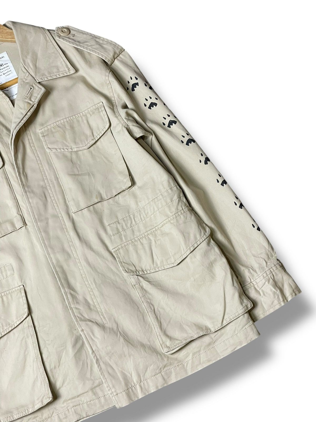 Japanese Brand × Seditionaries × Vintage Vintage RODEO CROWN Backprint Military Jacket (105) Size US XXS / EU 40 - 3 Thumbnail