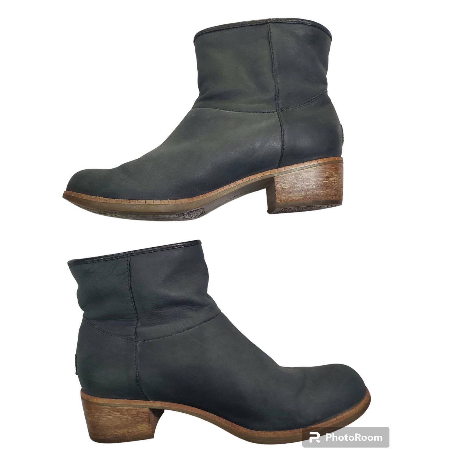 Ugg UGG | Slip on Darling Ankle Boots in Black/Grey| Size 9 Size US 9 / IT 39 - 2 Thumbnail