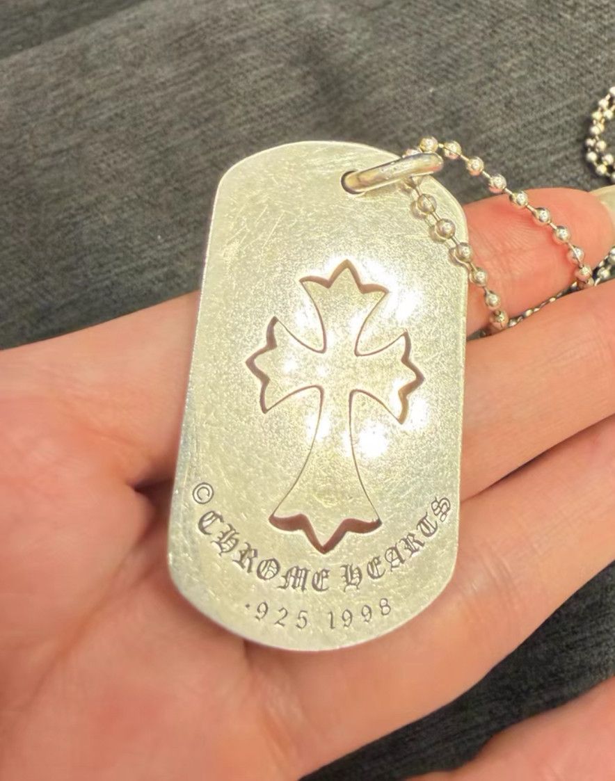 Chrome Hearts Chrome hearts Cross Dog Tag Size ONE SIZE - 3 Thumbnail