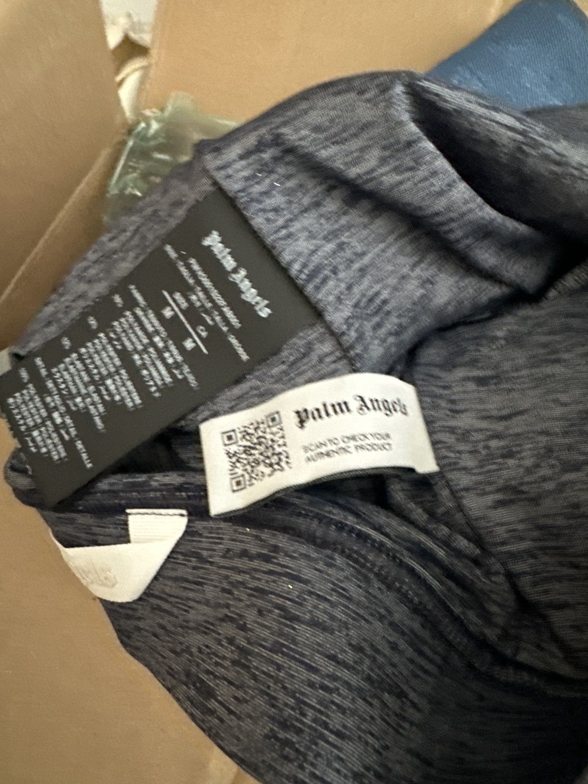 Palm Angels PALM ANGELS Crop top blue grey M Size M / US 6-8 / IT 42-44 - 9 Thumbnail