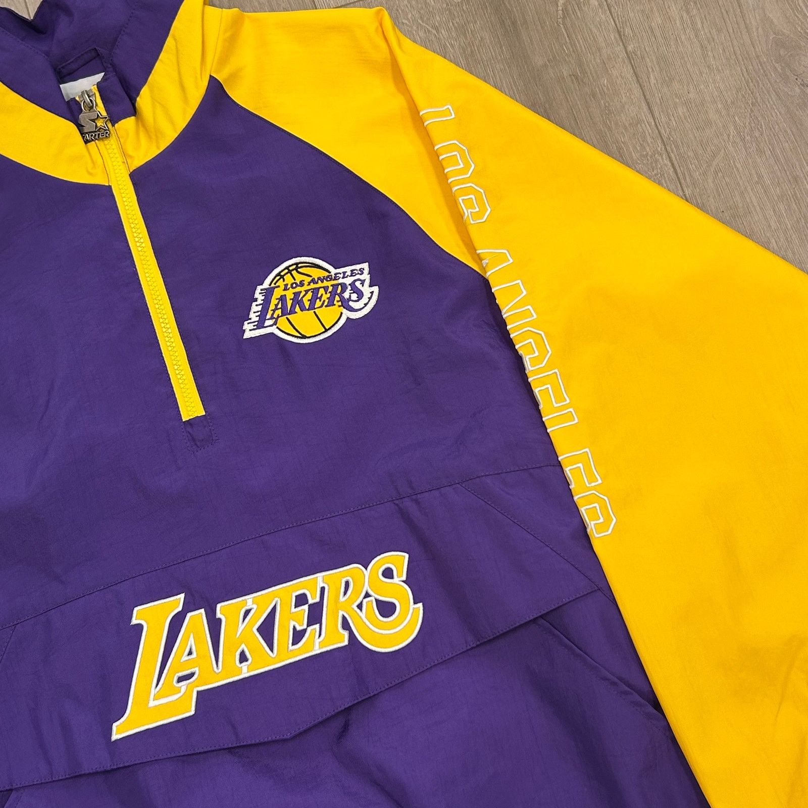 Starter Los Angeles Lakers Starter Elite Half Zip Pullover Jacket Size US M / EU 48-50 / 2 - 4 Thumbnail