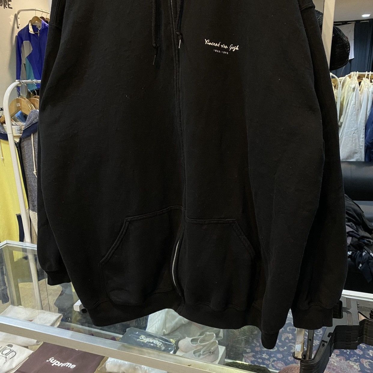 Japanese Brand Rare Japanese Brand Unrelaxing Vincent Van Gogh Hoodie Size US XXL / EU 58 / 5 - 4 Thumbnail