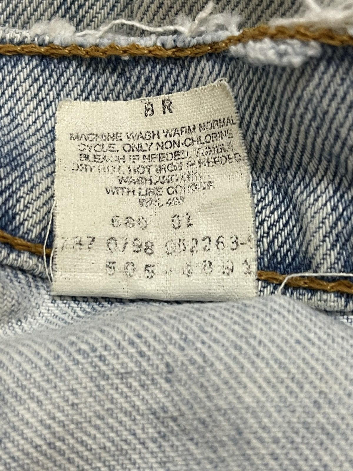 Levi's Vintage 80s Levis 505 Faded Wash Distressed Style Jeans Size US 30 / EU 46 - 11 Thumbnail