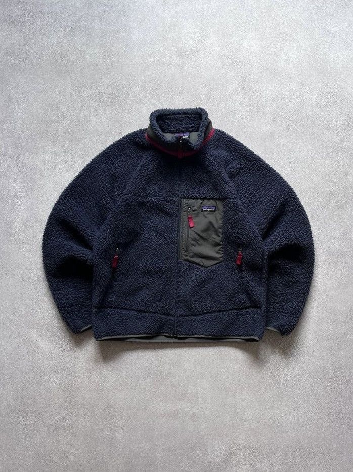 Vintage Patagonia Fleece Sherpa Zip Jacket Y2K L