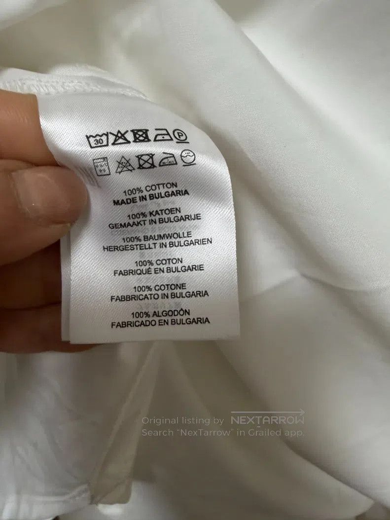 Dries Van Noten Dries Van Noten White Cotton Ruched Top Size M / US 6-8 / IT 42-44 - 8 Thumbnail
