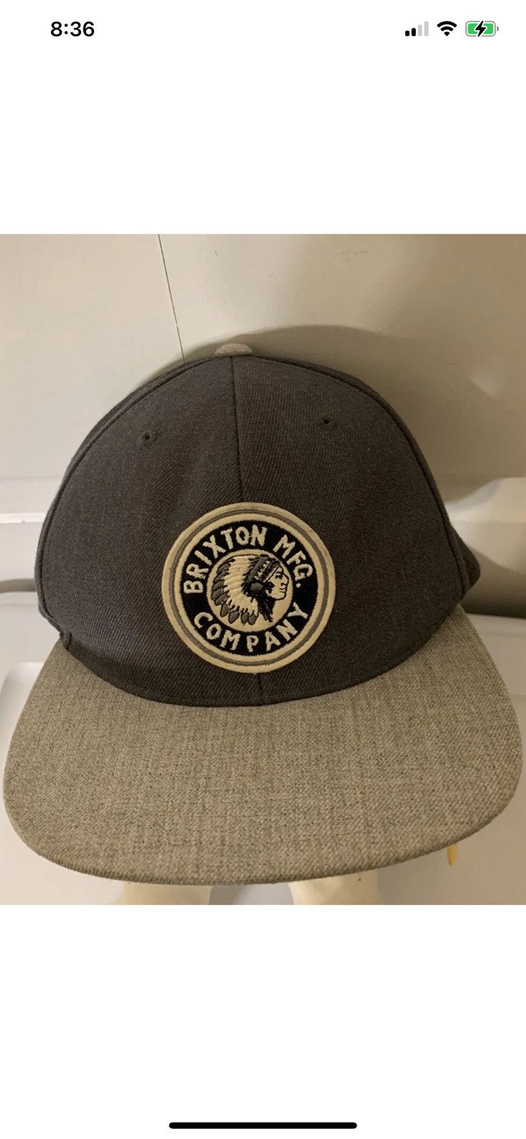 Brixton Brixton cap hat OSFM gray tan Size ONE SIZE - 3 Thumbnail
