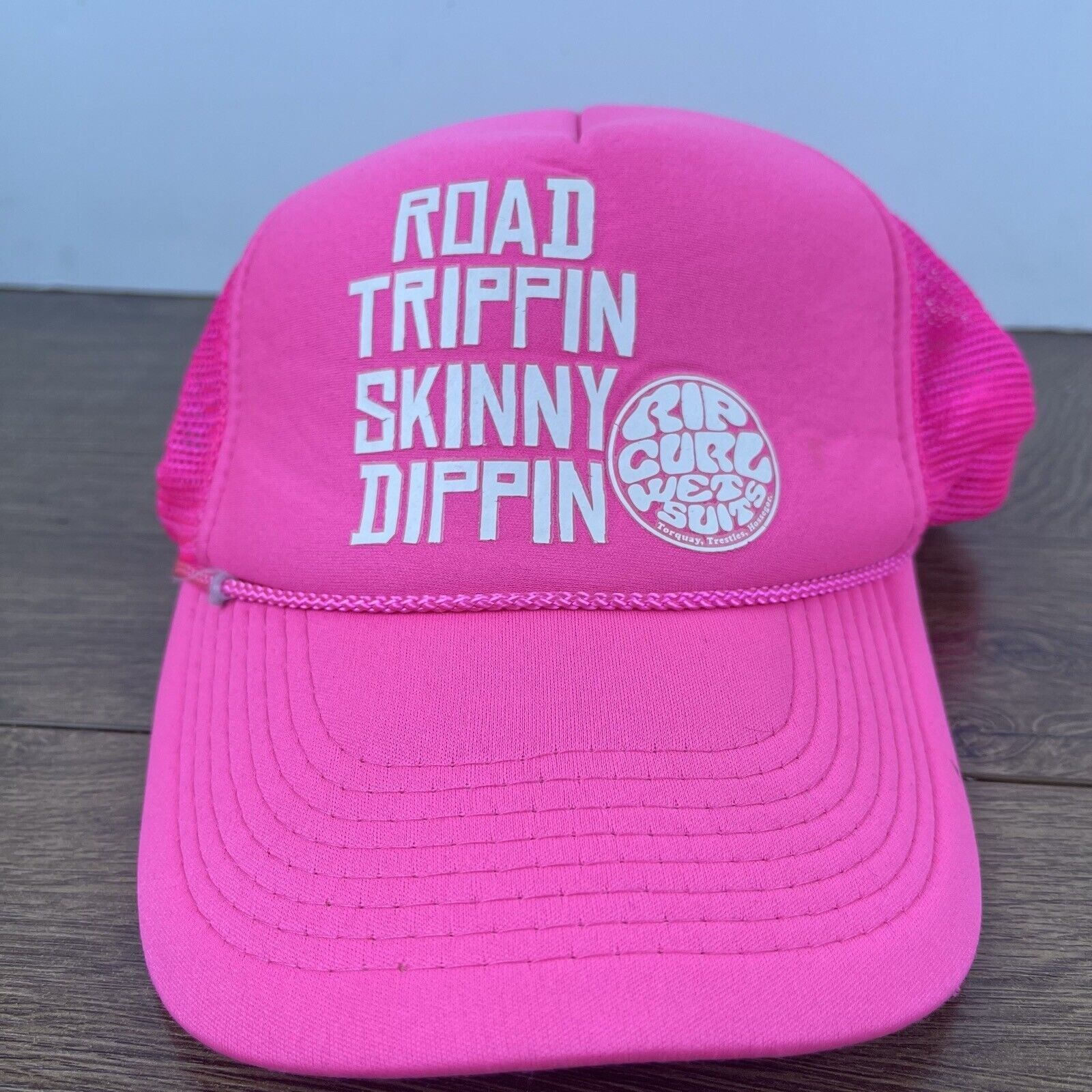 Other Road Trippin Skinny Dippin Snapback Hat Pink Hat Adjustable Size ONE SIZE - 2 Thumbnail