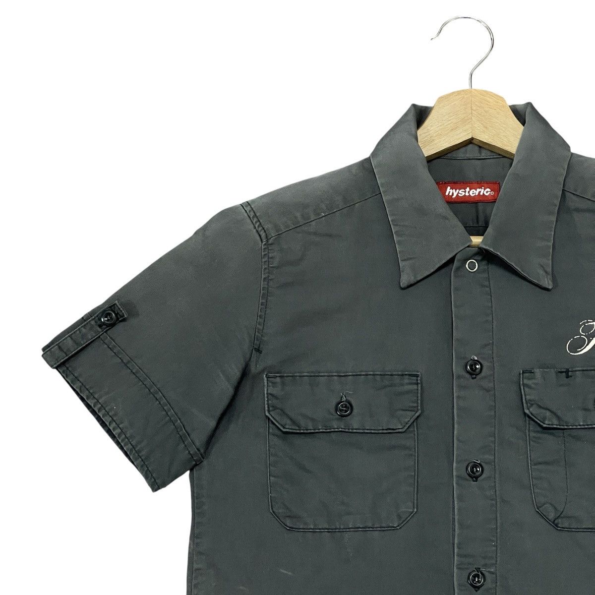 Hysteric Glamour Vintage Hysteric Glamour Punk Aesthetic Army Workwear Shirt Size US S / EU 44-46 / 1 - 13 Thumbnail