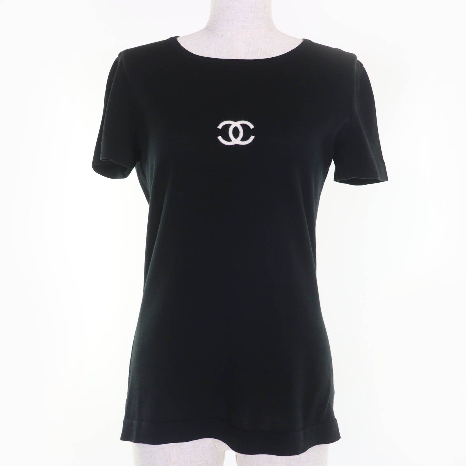 Chanel Chanel Chanel COCO Mark Cotton Knit Top Cotton Tops P04540 DUTY FREE for USA Size ONE SIZE - 1 Thumbnail
