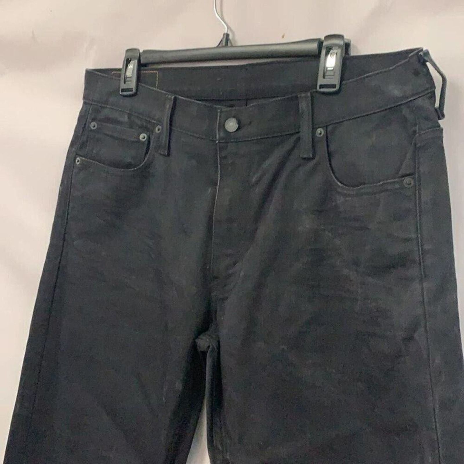 Levi's LEVI 569 MEN’S BLACK DISTRESSED JEANS SIZE 34‎ X 34 Size US 34 / EU 50 - 3 Thumbnail