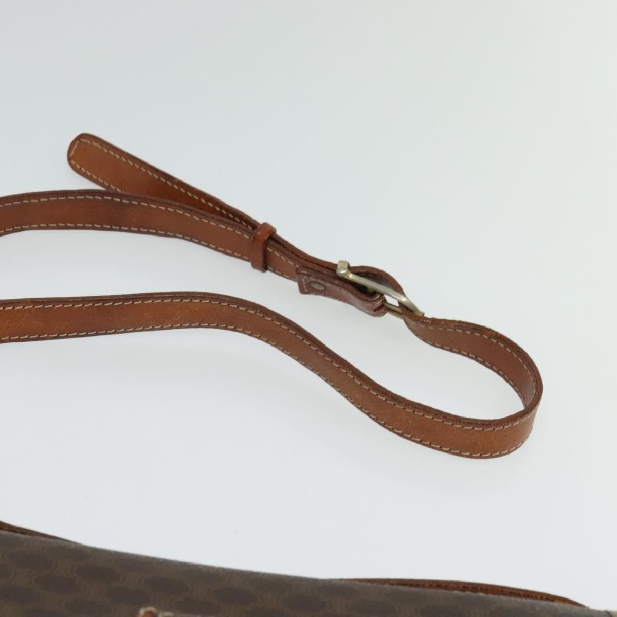Celine CELINE Macadam Canvas Shoulder Bag Pvc Leather Brown Gold Size ONE SIZE - 8 Thumbnail