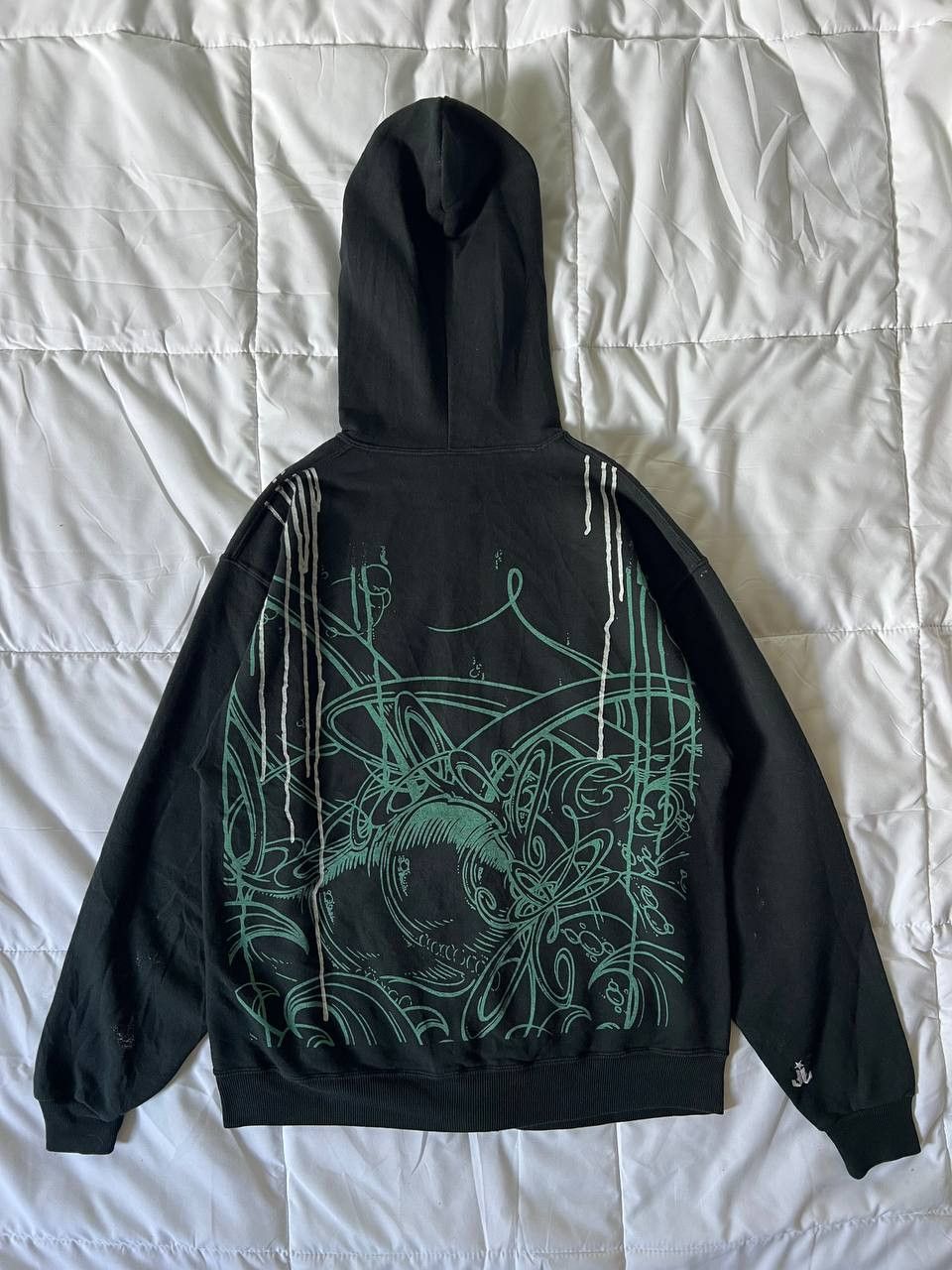 Japanese Brand Vintage Graffiti Zip Up Hoodie Balenciaga Style Size US M / EU 48-50 / 2 - 16 Thumbnail