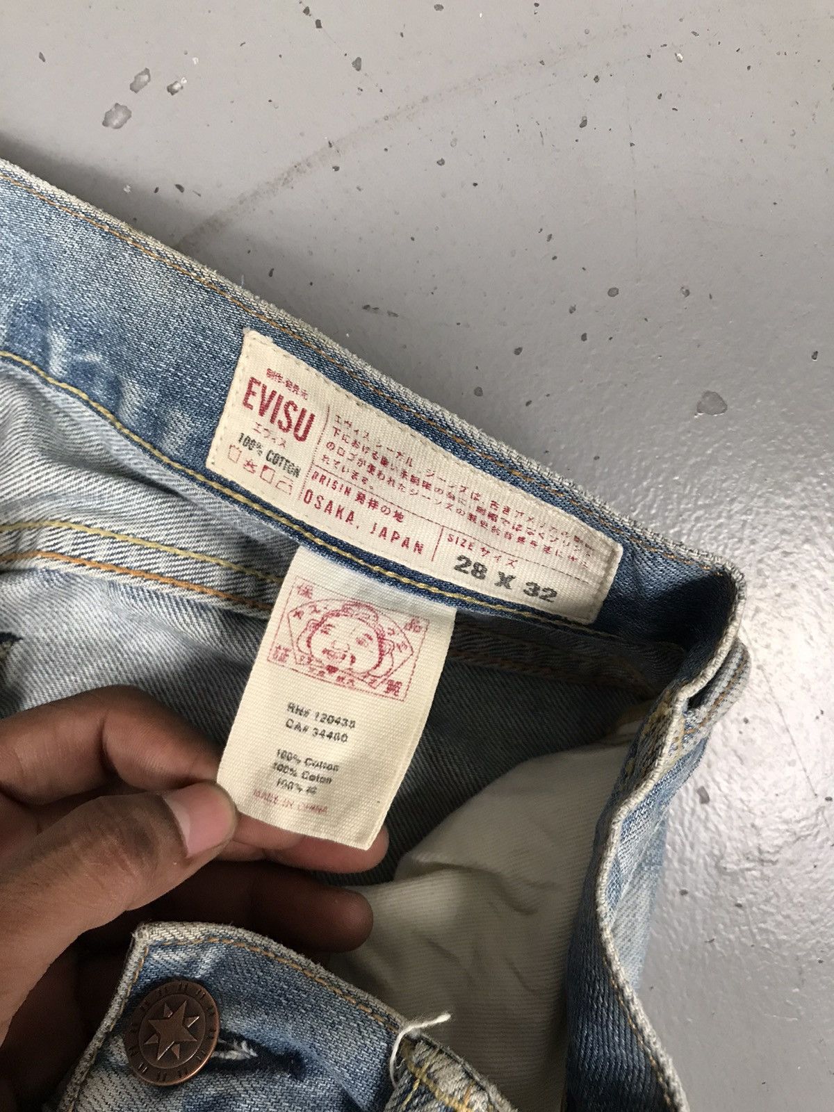 Evisu × Vintage Vintage Evisu seagull straight fit denim pant Size US 28 / EU 44 - 5 Thumbnail