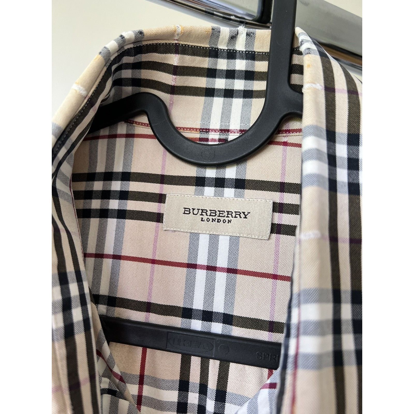 Burberry × Vintage Burberry check nova full pattern vintage shirt Size US M / EU 48-50 / 2 - 5 Thumbnail