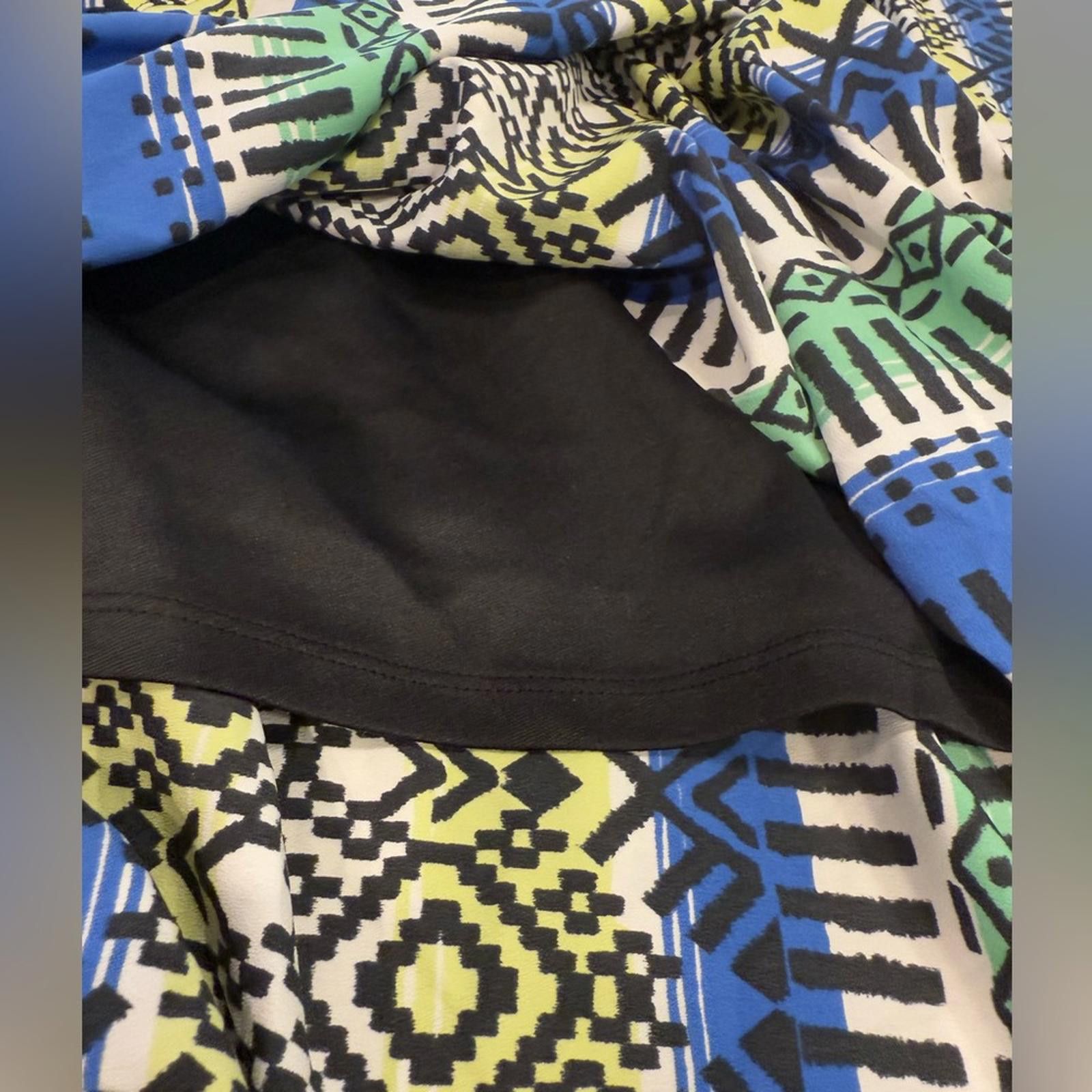 Halo Halo strapless maxi dress colorful contrasting pattern SZ M Size M / US 6-8 / IT 42-44 - 4 Thumbnail