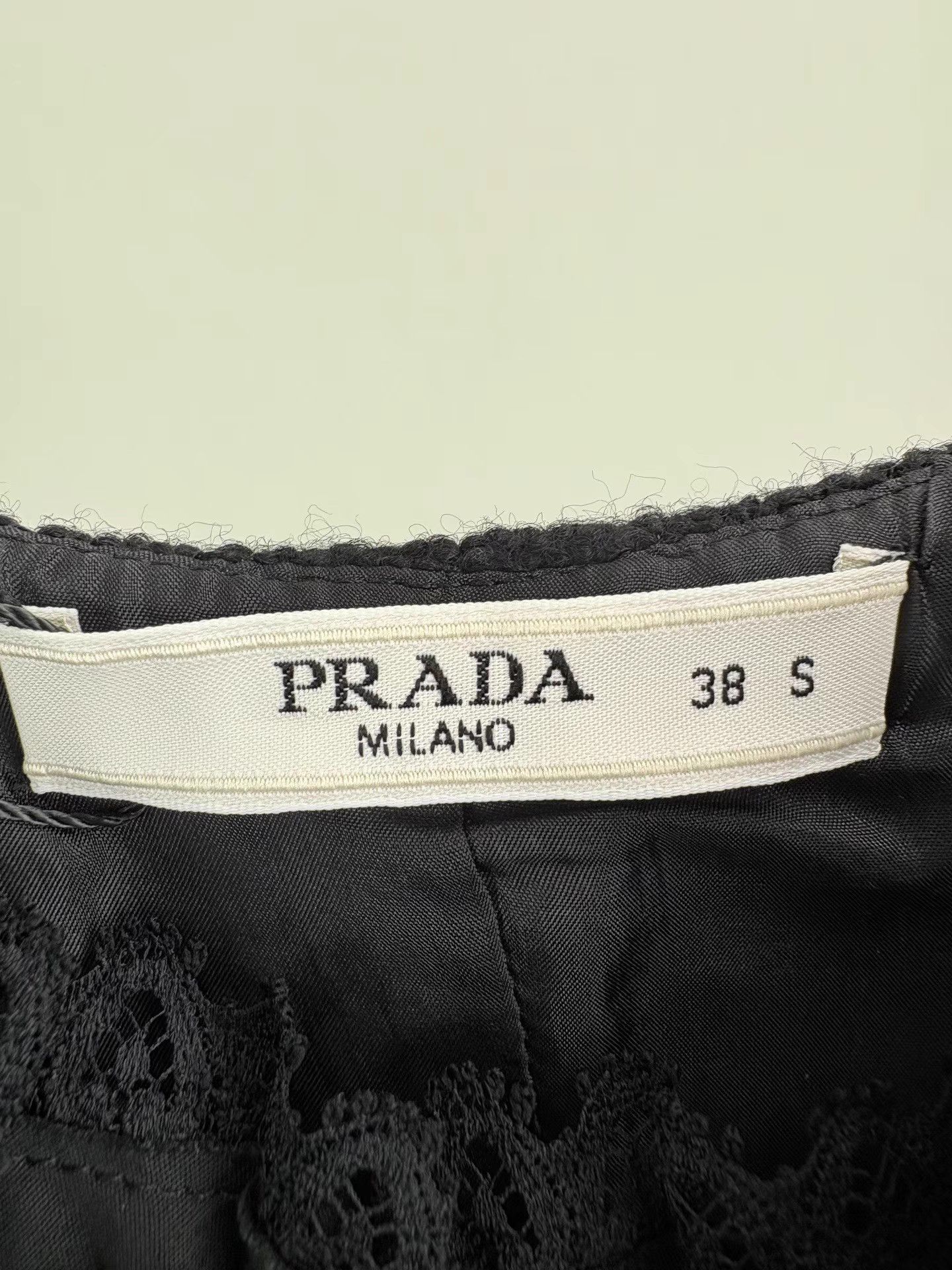 Prada PRADA Black Lace Slip Dress Size XS / US 0-2 / IT 36-38 - 4 Thumbnail
