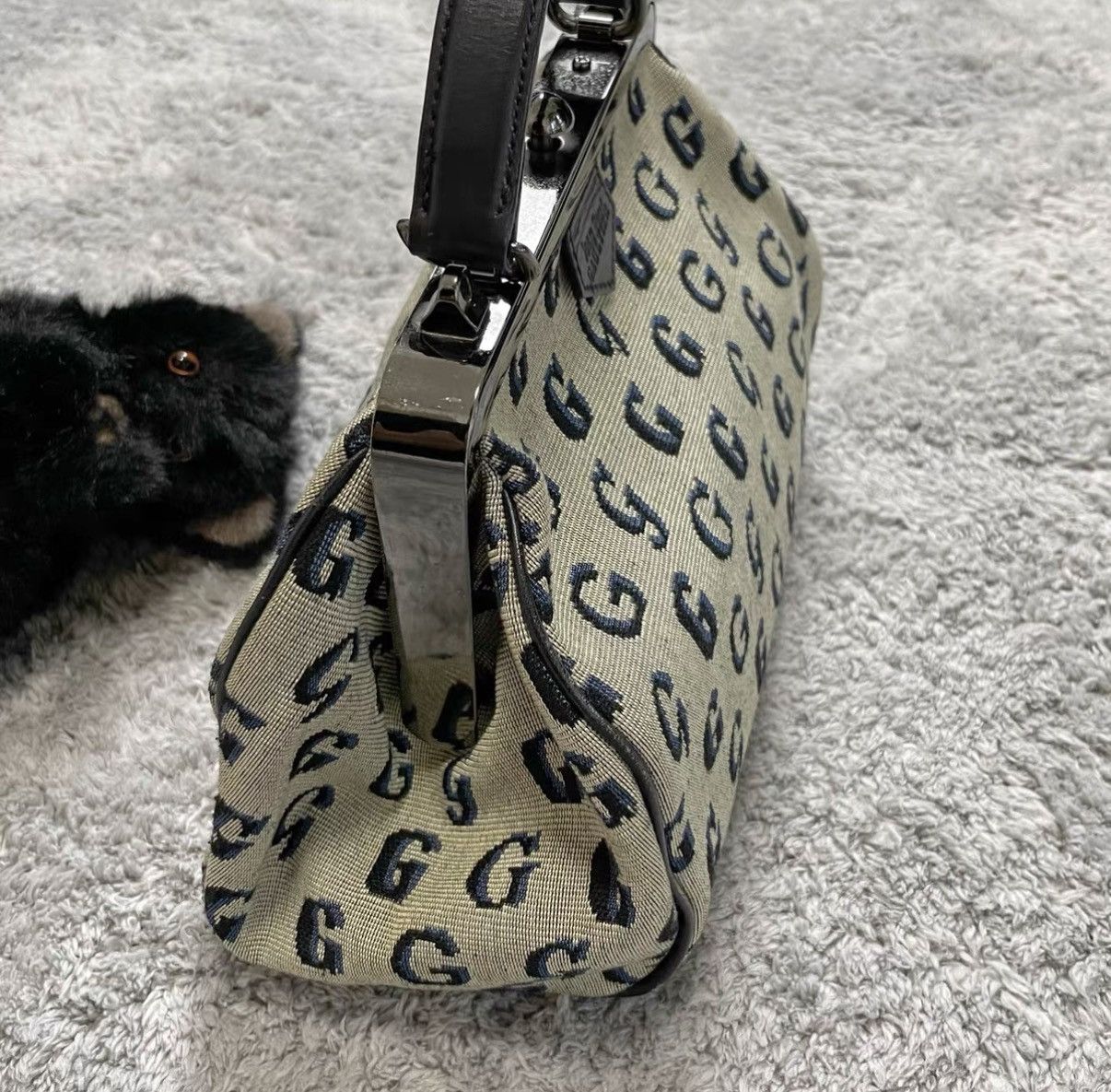Jean Paul Gaultier Jean Paul Gaultier All-Over Vintage Kiss-Lock Clutch J29 Size ONE SIZE - 5 Thumbnail