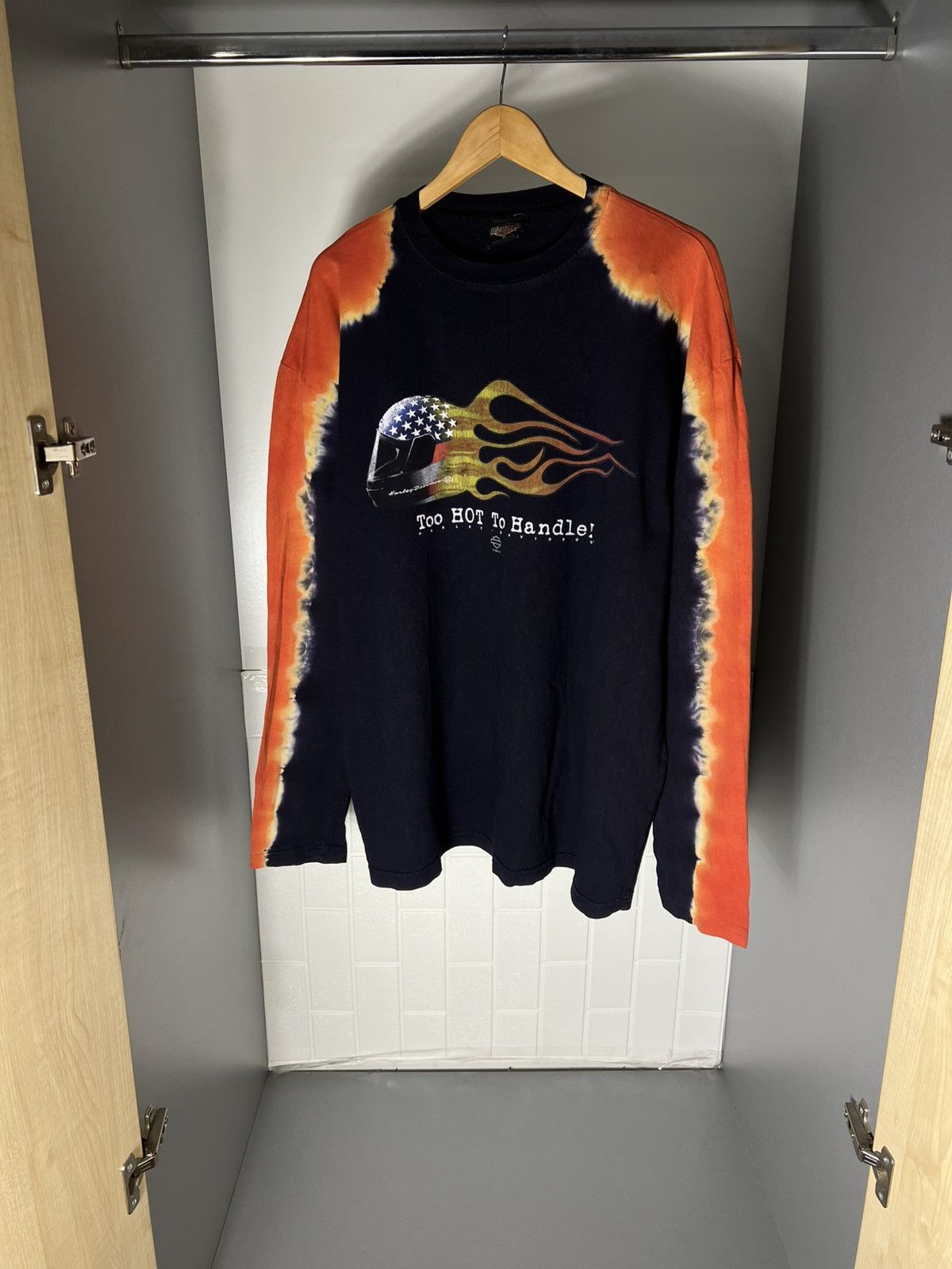 Harley Davidson VINTAGE HARLEY DAVIDSON MOTORCYCLE LAS VEGAS 1995 RETRO Y2K Size US XL / EU 56 / 4 - 6 Thumbnail